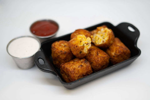 Stone Gate Foods Jumbo Stuffed Tater Keg with Bacon White Cheddar and Chives, 1.5 Ounce -- 106 per case.