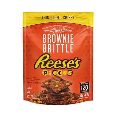 Sheila Gs Reeses Brownie Brittle, 4 Ounce -- 6 per case