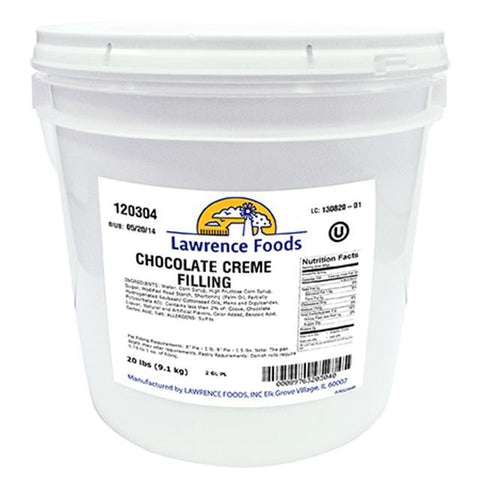 Major Bakery Solutions Chocolate Cream Filling, 2 Gallon