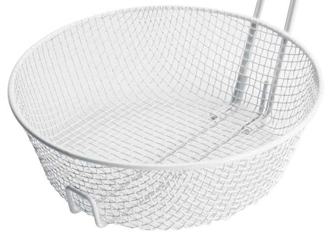Winco White Plastic Non Stick Coating Medium Mesh Breading Basket, 10 inch -- 36 per case