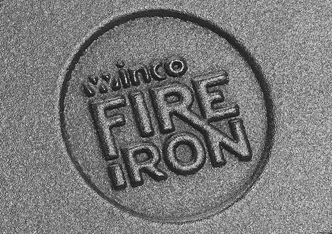 Winco FireIron Round Enamel Finish Mini Cast Iron Server, 14 Ounce -- 6 per case