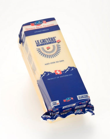 Emmi Switzerland King Cut Gruyere Cheese, 5 Pound -- 2 per case.