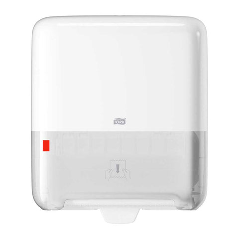 Tork Matic White Polyethylene Manual Paper Hand Towel Roll Dispenser, 8.1 x 13.2 x 14.65 inch
