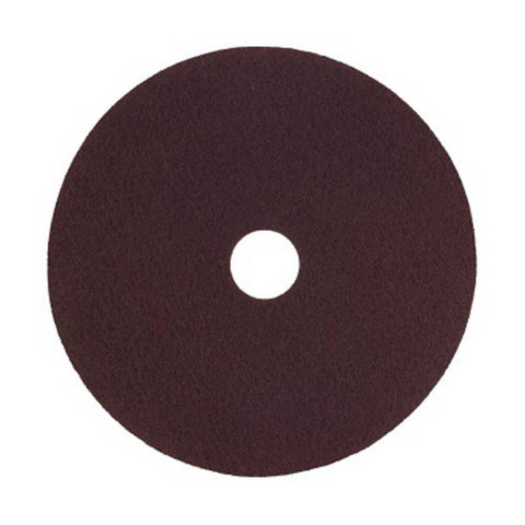Scotch Brite Maroon Round Scrubbing Pad, 14 inch Dia -- 5 per case