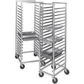 Channel Manufacturing Standard Series 3 inch Spacing Aluminum Steamtable Pan Rack, 64 x 24 x 26 inch.