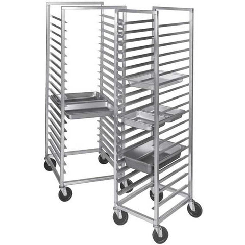 Channel Manufacturing Standard Series 5 inch Spacing Aluminum Steamtable Pan Rack, 64 x 16.5 x 22 inch.