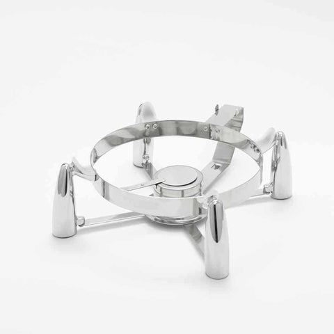American Metalcraft Round Stainless Steel Chafer Base Only, 14 1/2 x 17 x 5 3/4 inch.