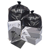 Pitt Plastics Black Low Density Perforated Can Liner -- 100 per case.
