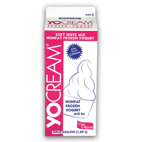 Yocream Yogurt Mix, Mountain Blackberry Nonfat Soft Serve, 64 Ounce -- 6 per case.