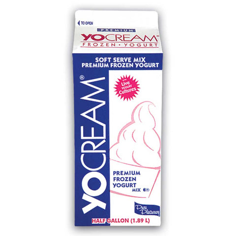 Yocream Yogurt Mix, Sweet Coconut Low-Fat Soft Serve, 64 Ounce -- 6 per case.