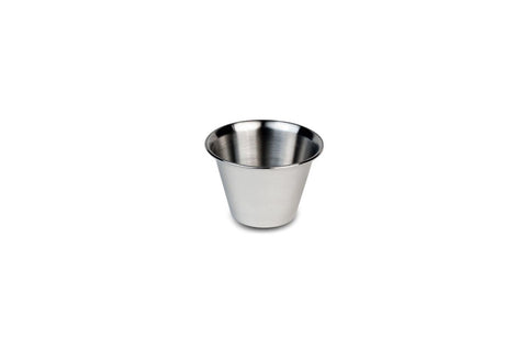 Cup Sauce, Stainless Steel, 3 Ounce -- 12 Per Case