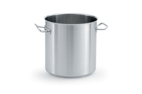 Vollrath Intrigue Stainless Steel 18 Quart Stock Pot, 11 inch Diameter.