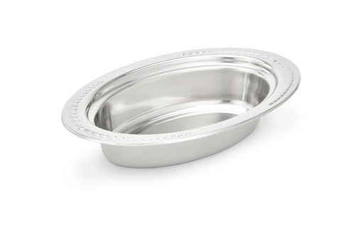 Vollrath Large Oval and Half Oval Miramar Decorative Pan, 19 1/16 x 11 7/8 x 4 inch.