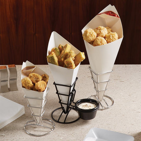 American Metalcraft Square Paper Cone, 15 Ounce -- 100 per case.