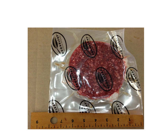 Broadleaf 3:1 Round Bison Patty, 1 Pound -- 10 per case.