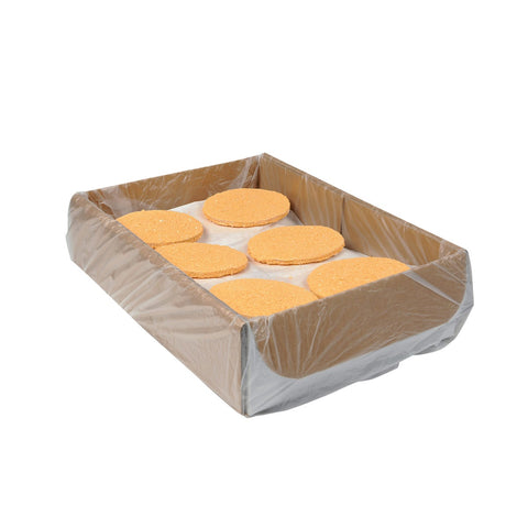 Advance Food Golden Breaded Veal Patties, 6 Ounce -- 27 per case.