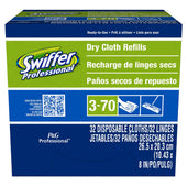 Swiffer Dry Refill System, Cloth, White, 32/Box