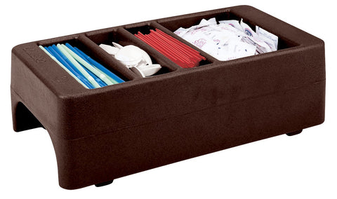 Cambro Condiment Holder for 2.5 and 3.75 Gallon Camtainer and Ultra Camtainer, Dark Brown.