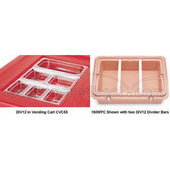 Camshelving Divider Food Bar, White, 12.75 inch -- 3 per case.