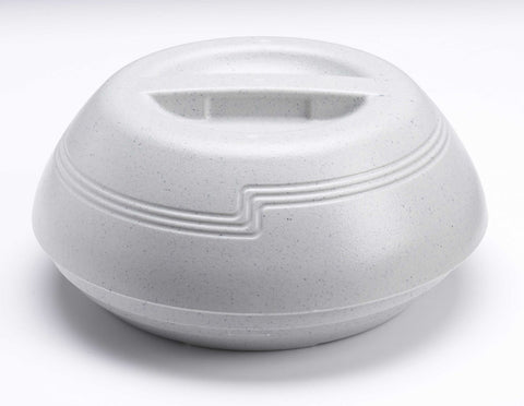 Cambro Shoreline Collection Insulated Dome, Speckled Gray, 2 7/8 x 10 inch -- 12 per case.