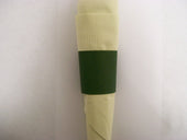 Evergreen Manufacturing Hunter Green Paper Napkin Band, 4.25 x 1.5 inch - 2500 per pack -- 8 packs per case.