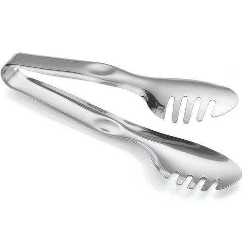 Tablecraft 18-8 Stainless Steel Squeeze Style Tong, 8.5 inch