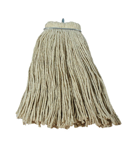 Impact Products Layflat White Regular Screw Type Cut End Cotton Wet Mop Head, 24 Ounce -- 12 per case.