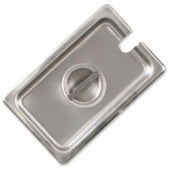 Alegacy 24 Gauge 18/8 Stainless Steel Standard Flat Notched Cover Only, 12 3/4 x 7 inch.