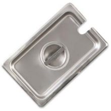 Alegacy 24 Gauge 18/8 Stainless Steel Standard Flat Notched Cover Only, 12 3/4 x 10 7/16 inch.