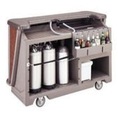 Cambro Designer Style Portable Medium Size CamBars Complete Soda System, Chicago, 67 1/2 x 28 1/2 x 47 1/2 inch.