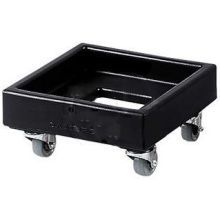 Camdolly Plastic Milk Crate Dolly, Coffee Beige, 16 1/8 x 16 1/8 x 8 3/8 inch.