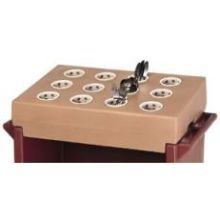 Cambro Cutlery Rack Only, Slate Blue, 33 x 22 3/4 x 9 inch.