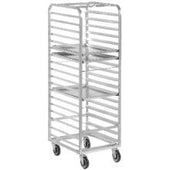 Channel Manufacturing Aluminum Full Size All Welded Front Load 2 inch Spacing Bun Pan Rack, 70 1/4 x 20 1/2 x 26 inch.