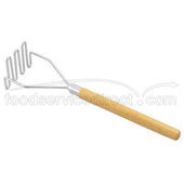 Alegacy Nickel Plated Square Face Masher, 23 inch.