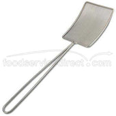 Alegacy Nickel Plated Square Fine Wire Mesh Skimmer, 5 x 6 inch Bowl Dimension.