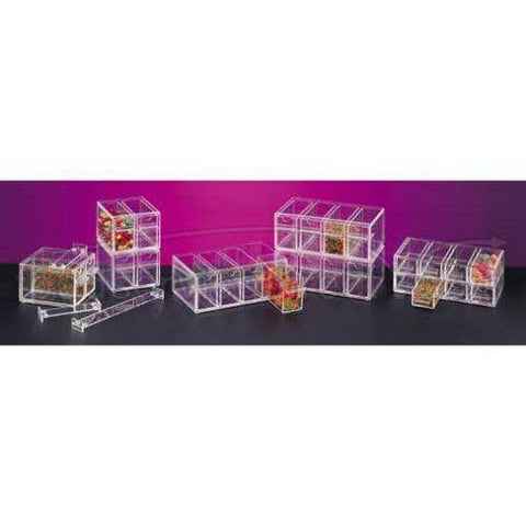 CalMil 4 Drawer Stackable Topping Dispenser, 13 x 8 x 5 inch.