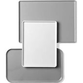 Cambro Fiberglass Java Teak Dietary Tray, 19 x 12 inch -- 12 per case.