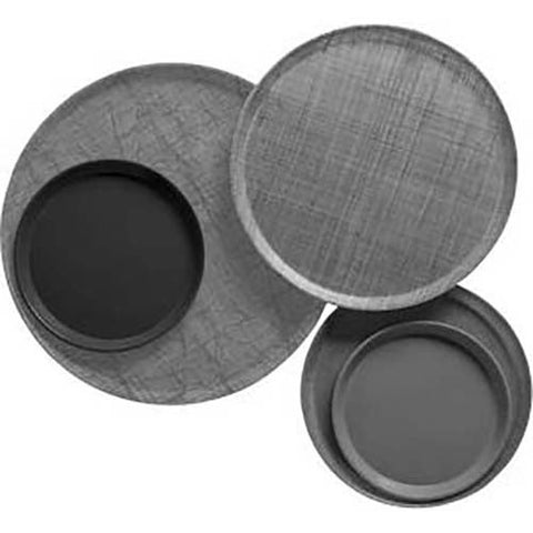 Cambro Round Lemon Chiffon Camtray, 13 inch -- 12 per case.