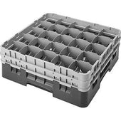 Cambro Camrack Polypropylene Navy Blue Full Size 20 Compartment Glass Rack, 5 1/4 inch -- 4 per case.