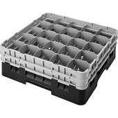 Cambro Camrack Polypropylene Beige Full Size 25 Compartment Glass Rack, 7 3/4 inch -- 3 per case.
