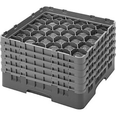 Cambro Camrack Polypropylene Teal Full Size 30 Compartment Glass Rack, 10 1/8 inch -- 2 per case.