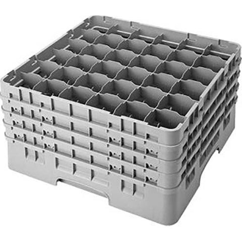 Cambro Camrack Polypropylene Navy Blue Full Size 36 Compartment Glass Rack, 8 1/2 inch -- 2 per case.
