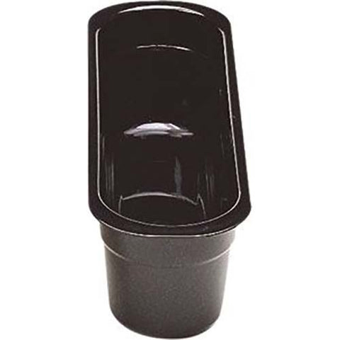 Cambro Poly Cambox Dark Brown Cutlery Insert Box, 14 3/16 x 4 7/16 x 4 1/8 inch -- 12 per case.