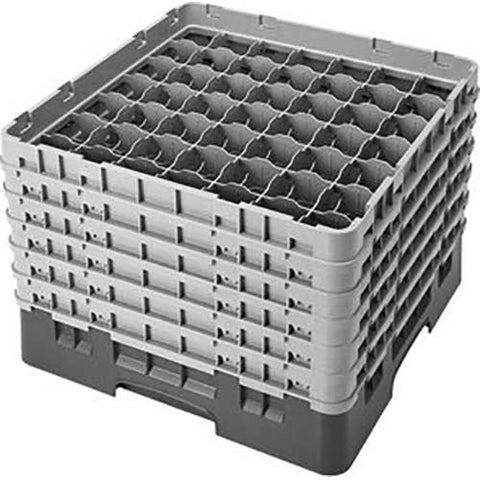 Cambro Camrack Polypropylene Blue Full Size 49 Compartment Glass Rack, 11 3/4 inch -- 2 per case.