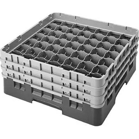 Cambro Camrack Polypropylene Beige Full Size 49 Compartment Glass Rack, 6 7/8 inch -- 3 per case.