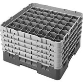 Cambro Camrack Polypropylene Cranberry Full Size 49 Compartment Glass Rack, 10 1/8 inch -- 2 per case.