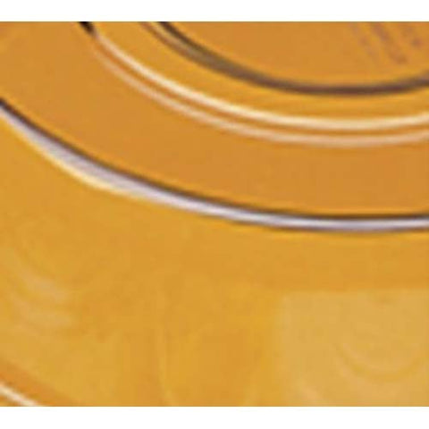 Cambro Amber Camwear Camcover Plate Cover Only, 10 inch Inside Diameter -- 12 per case.