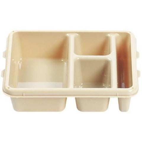 Camwear Polycarbonate 4 Compartment Meal Delivery Tray, Teal, 9 x 11 x 2 1/2 inch -- 24 per case.