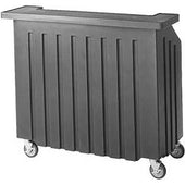 Cambro Dark Brown Standard Style Economy Small Portable Beverage Bar CamBar, 54 x 25 7/8 x 46 1/8 inch.