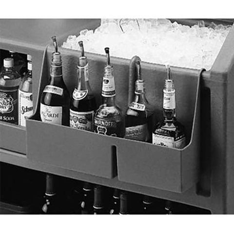 Cambro Granite Gray 5 Bottle Speed Rail for Small Portable Beverage Bar CamBar.